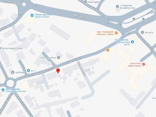 Terrain constructible 585 m² - Nantes Procé/Contrie — photo du bien