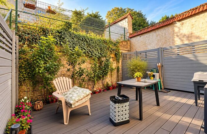 VERDUN – Superbe T2 rénové de 46m² avec terrasse de 22 m² sans vis-à-vis — photo 5