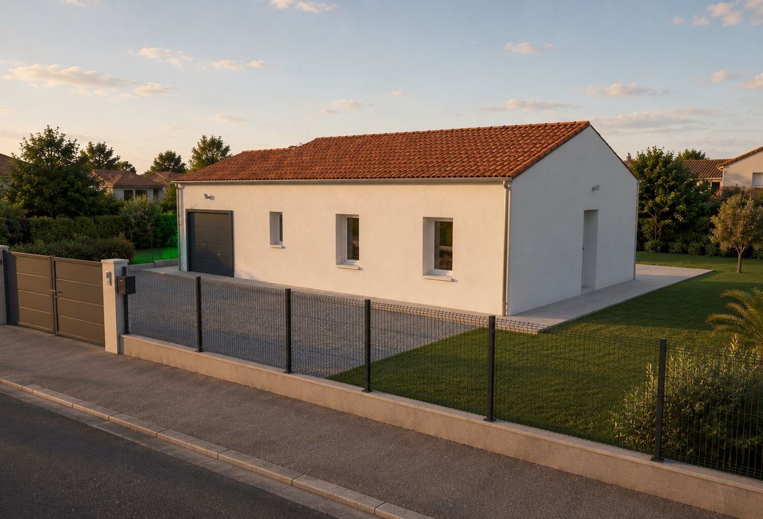 Projet de construction d'une maison 69.93 m² avec terrain à MOZAC (63) — photo 1