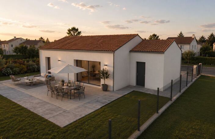 Projet de construction d'une maison 69.93 m² avec terrain à MOZAC (63) — photo 2
