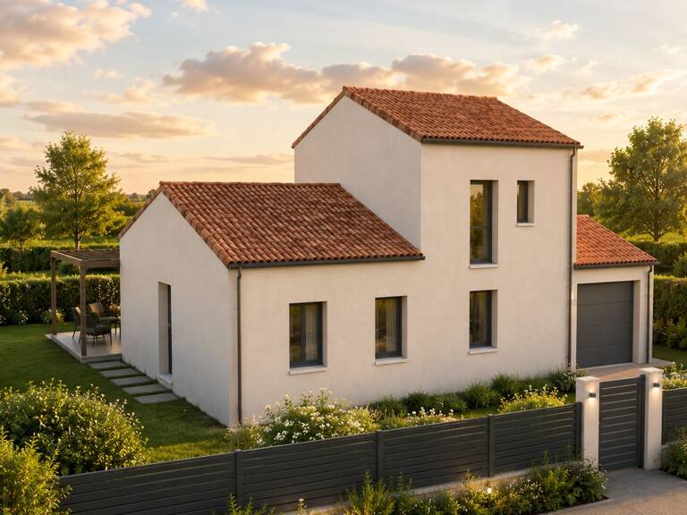 Projet de construction d'une maison 110.54 m² avec terrain à JOZE (63) — photo 1