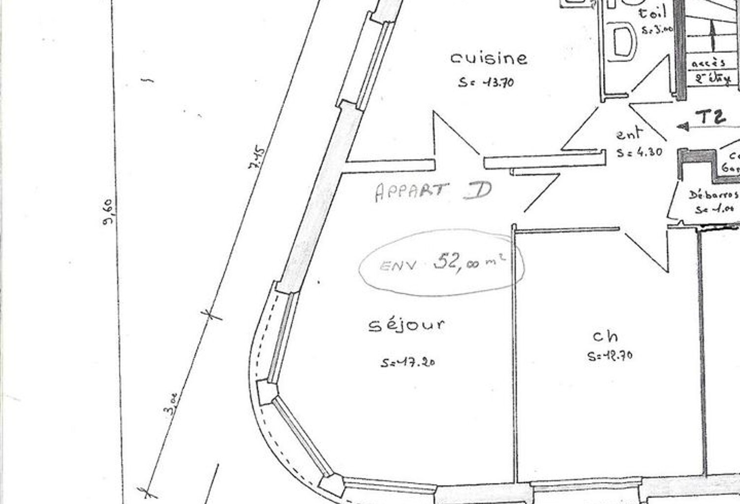 Appartement de 52m2 à louer sur Lorient — photo 1
