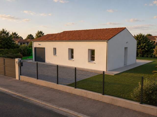 Projet de construction d'une maison 69.93 m² avec terrain à MONS (63) — photo du bien