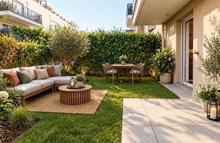 Pontault-Combault-Appartement 2 pièces-Très bon état- Résidence de 2017-Jardin-terrasse-Parking-lumineux-Bien agencé — photo 3