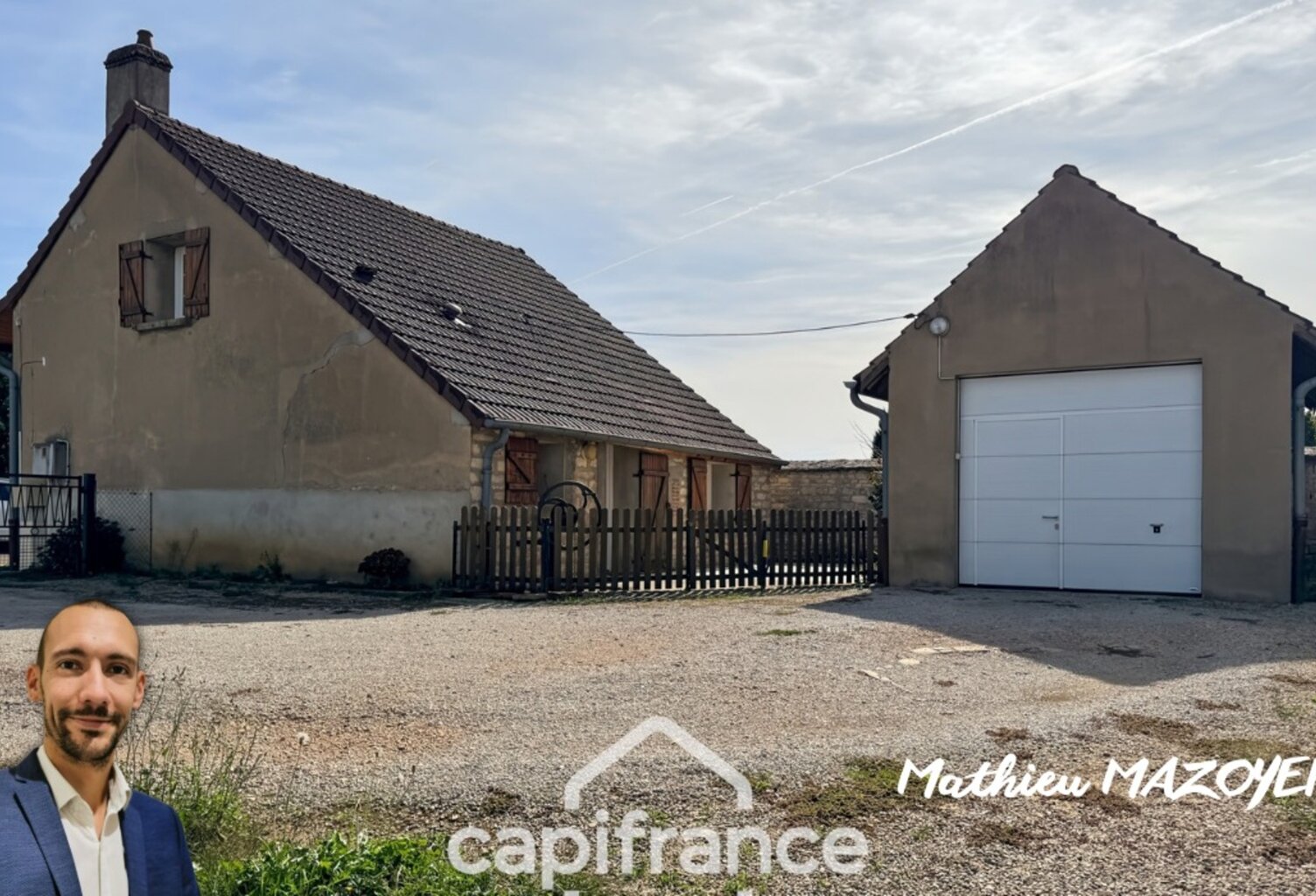Maison en pierre de 1865 – 3 chambres, garage et jardin : une belle opportunité à Bey — photo 1