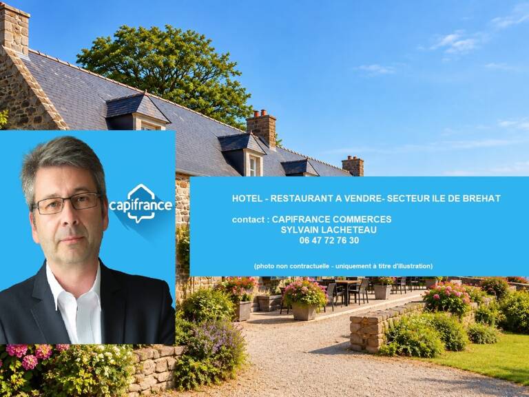 À VENDRE – HÔTEL-RESTAURANT AVEC VUE MER – SECTEUR PAIMPOL / ÎLE DE BRÉHAT — photo 1