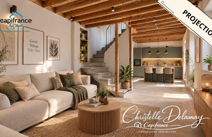 Maison de bourg lumineuse de 84 m² – Beau potentiel en plein centre de Villaines-la-Juhel — photo 2