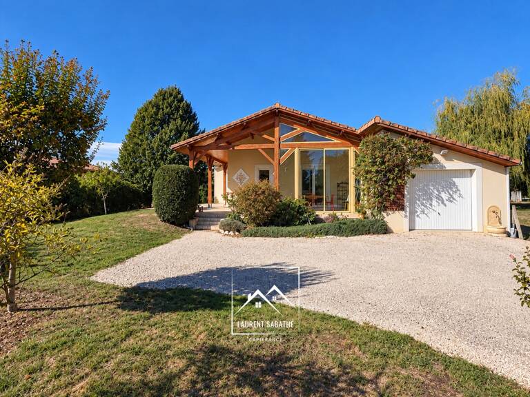 MONTRÉJEAU (31) – À VENDRE – Maison de plain-pied de 124 m² – 3 chambres et bureau – Véranda, garage et terrain de 2 576 m² — photo 1