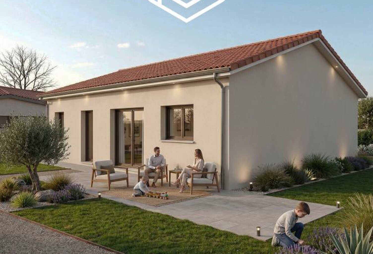 Projet d'une maison de 85m2 avec terrain à Saint-Julien-sur-Veyle  (01) — photo 1