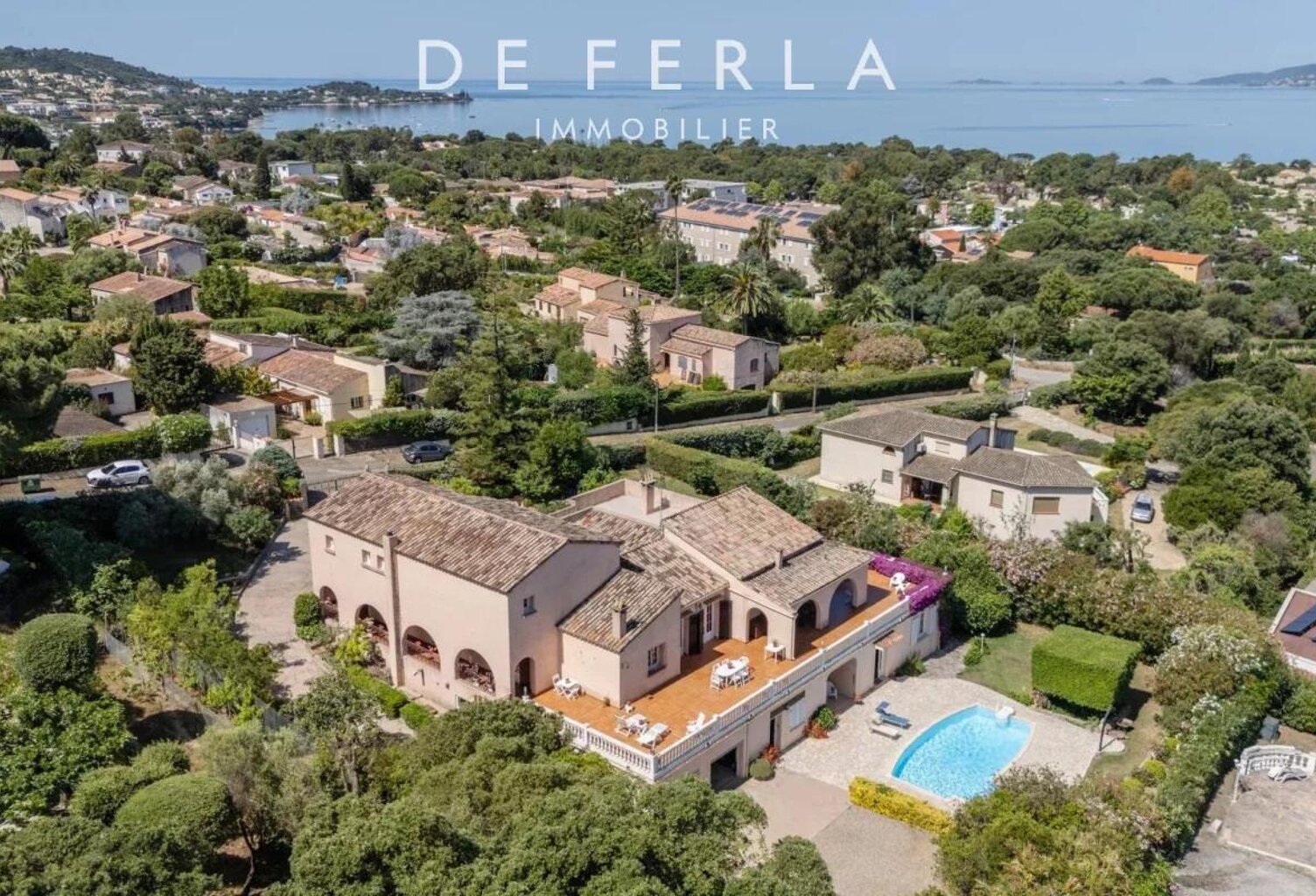 Propriété avec piscine et vue mer sur Porticcio — photo 1