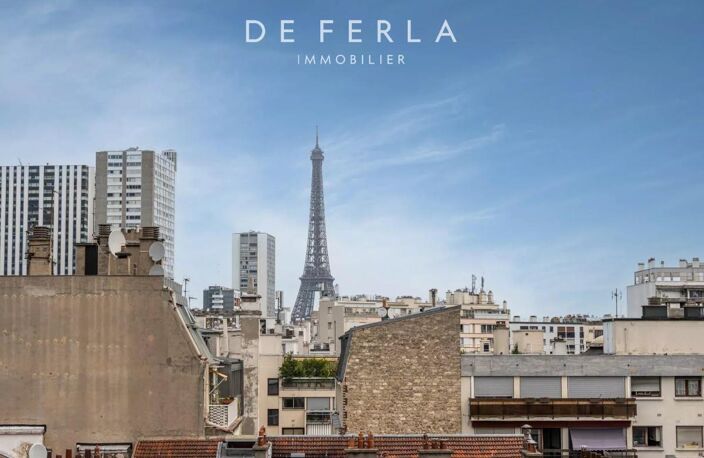 Studio en dernier étage - vue tour Eiffel — photo 2