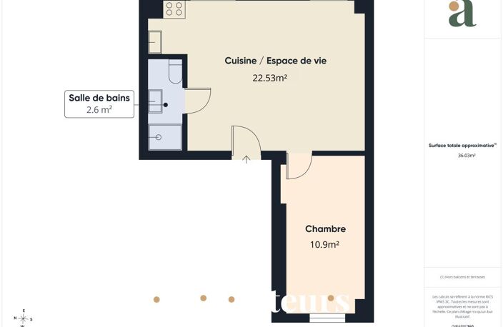 Appartement 2 pièces traversant en vente à Saint-Denis 93210 — photo 3
