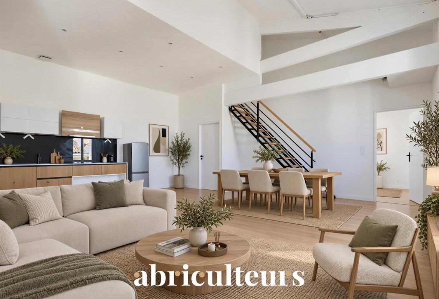 Appartement duplex lumineux grande hauteur sous plafond en vente à Bordeaux 33300 — photo 1
