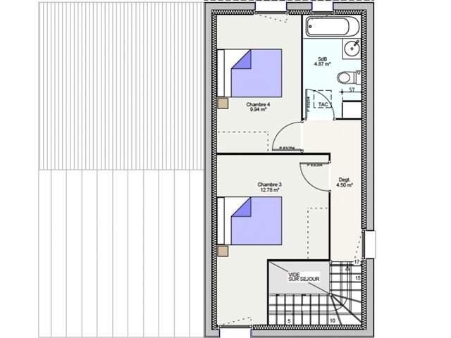 Projet de construction d'une maison 110.54 m² avec terrain à SAINT-SYLVESTRE-PRAGOULIN (63) — photo du bien