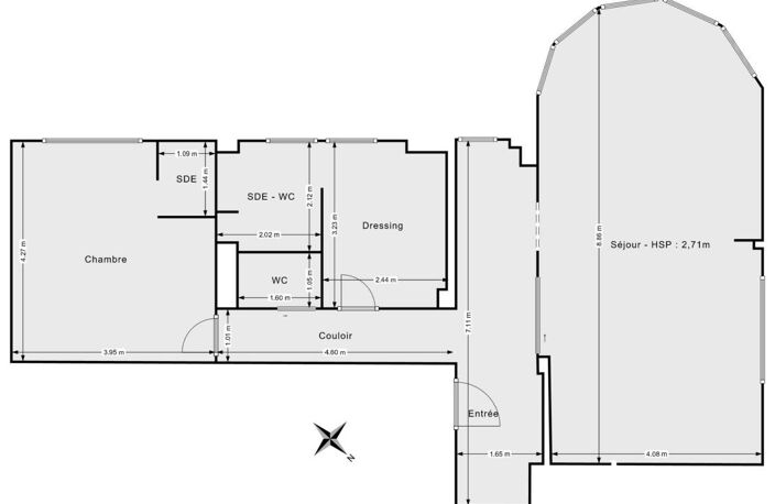 Appartement 3 pièces lumineux 80m² - Rue De Vaugirard, Paris 15ème — photo 3