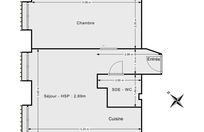 Appartement 2 pièces de 33 m² - Cave - 75018 Paris — photo 3