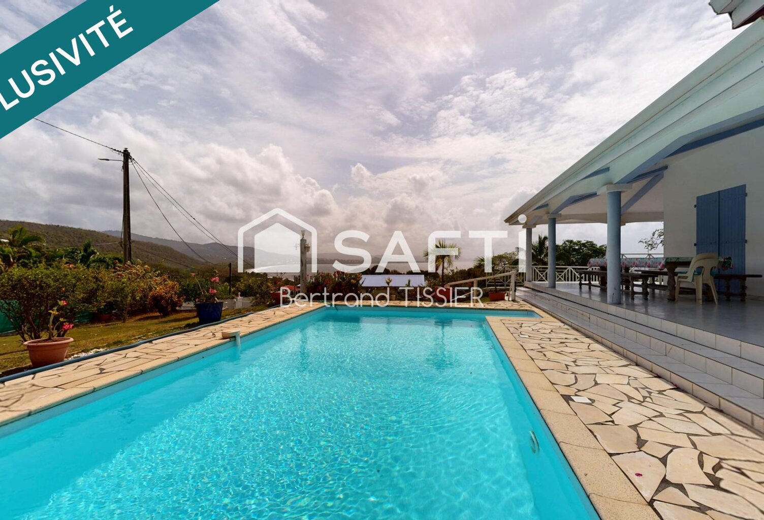 Vue mer 180° exceptionnelle, 4 chambres + T2, piscine — photo 1