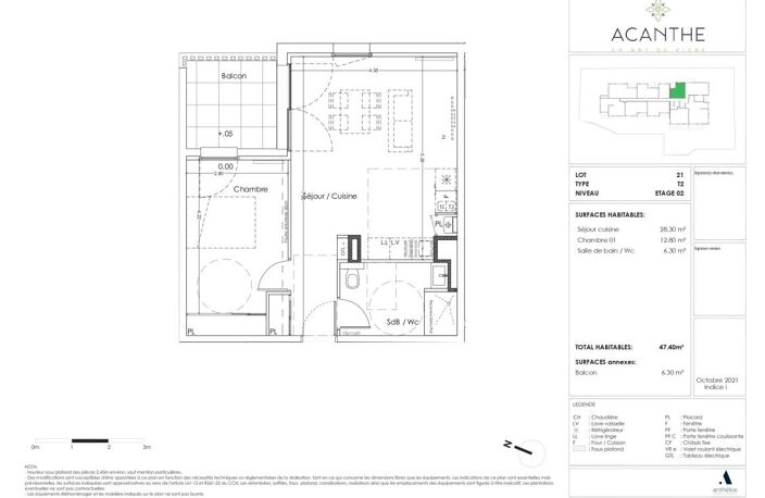 En exclusivité PESSAC CENTRE – APPARTEMENT T2 NEUF À VENDRE — photo 5