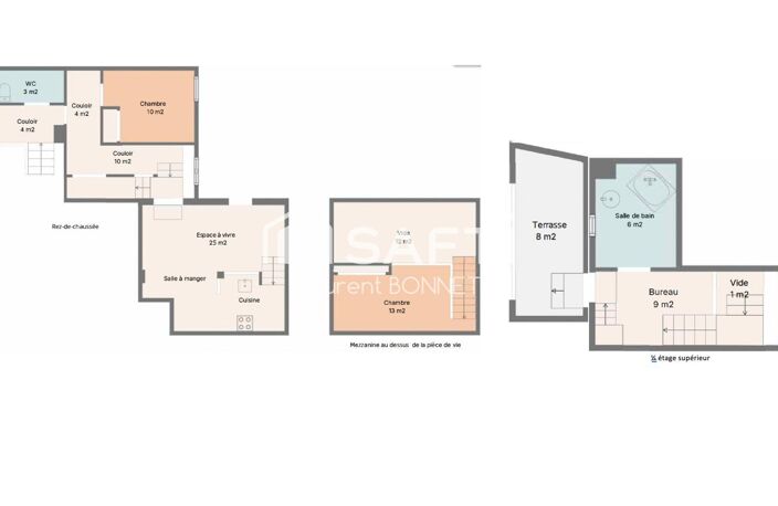 DUPLEX ATYPIQUE AU DERNIER ÉTAGE AVEC TERRASSE — photo 2