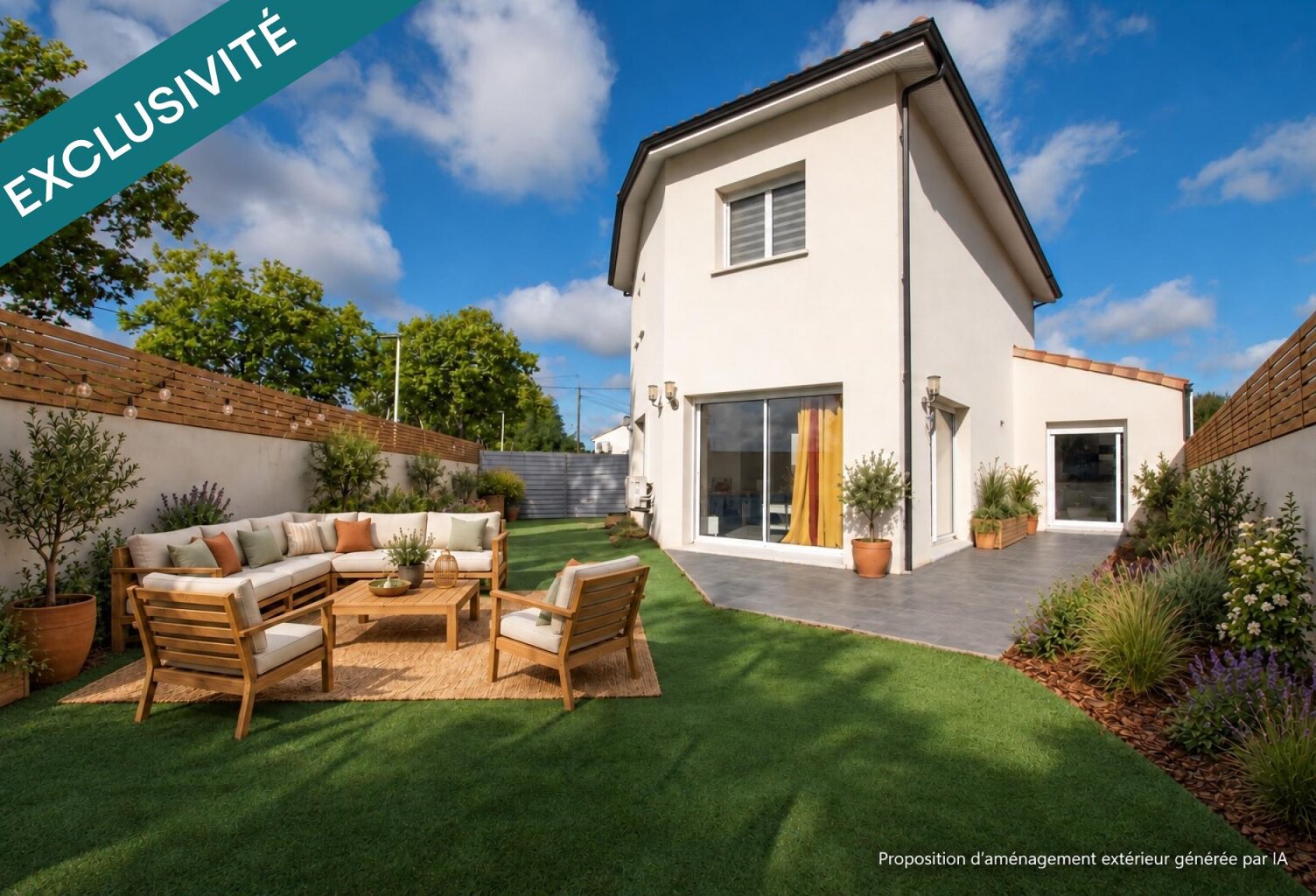 Fonsorbes  Maison climatisée avec 3 chambres, jardin et garage — photo 1