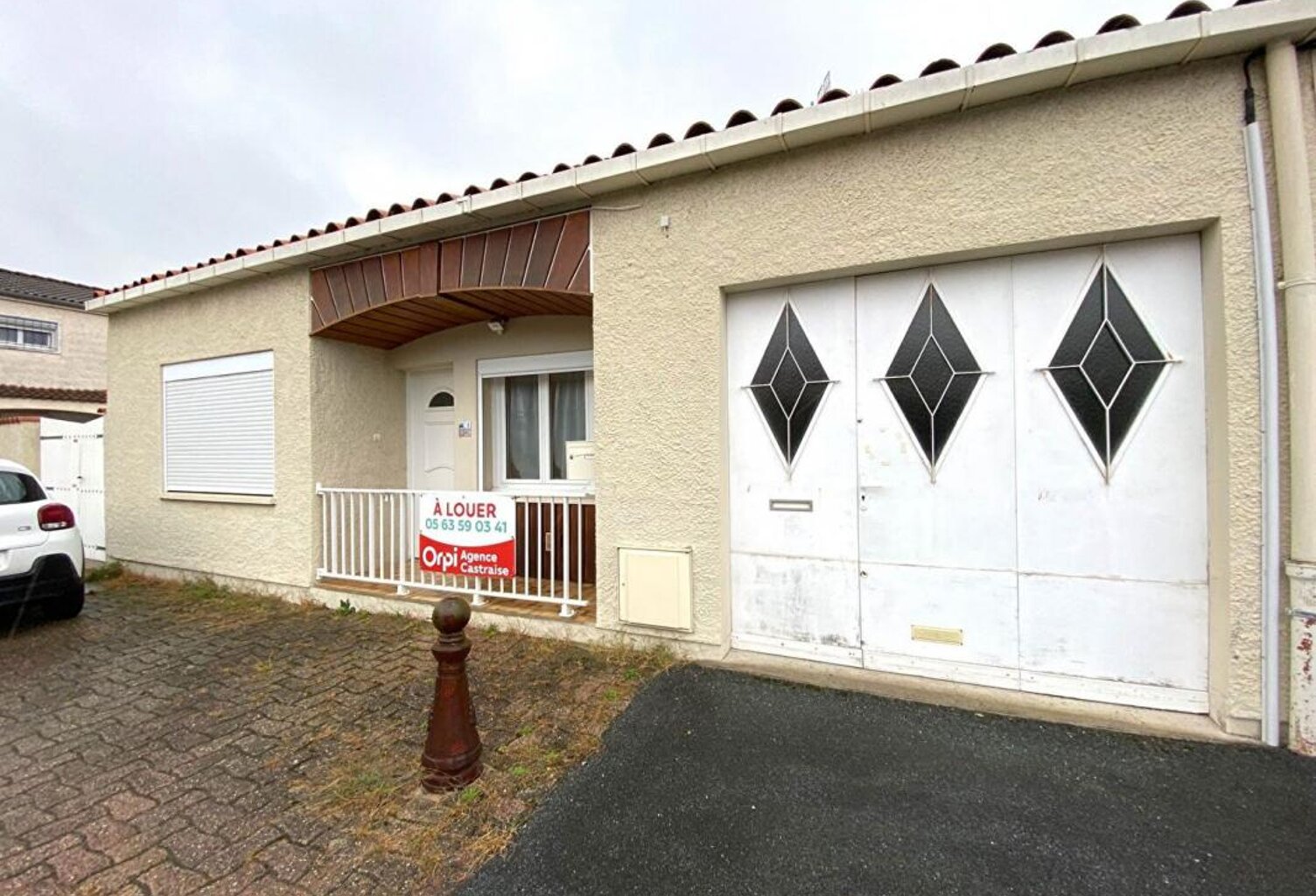 LOCATION : maison T3 bis  (90 m²) à AUSSILLON — photo 1