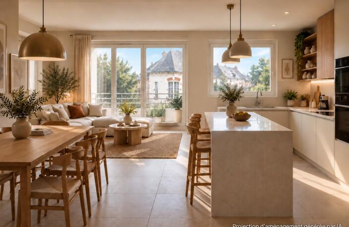 RARE SUR QUIMPER : T3 AVEC BALCON, GARAGE ET ASCENSEUR — photo 3