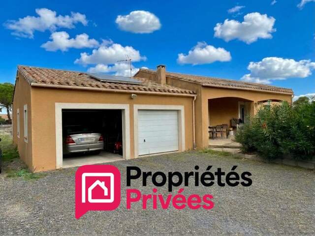 Villa de plain-pied avec piscine et double garage 3 chambres à Saint-Couat-d'Aude — photo du bien
