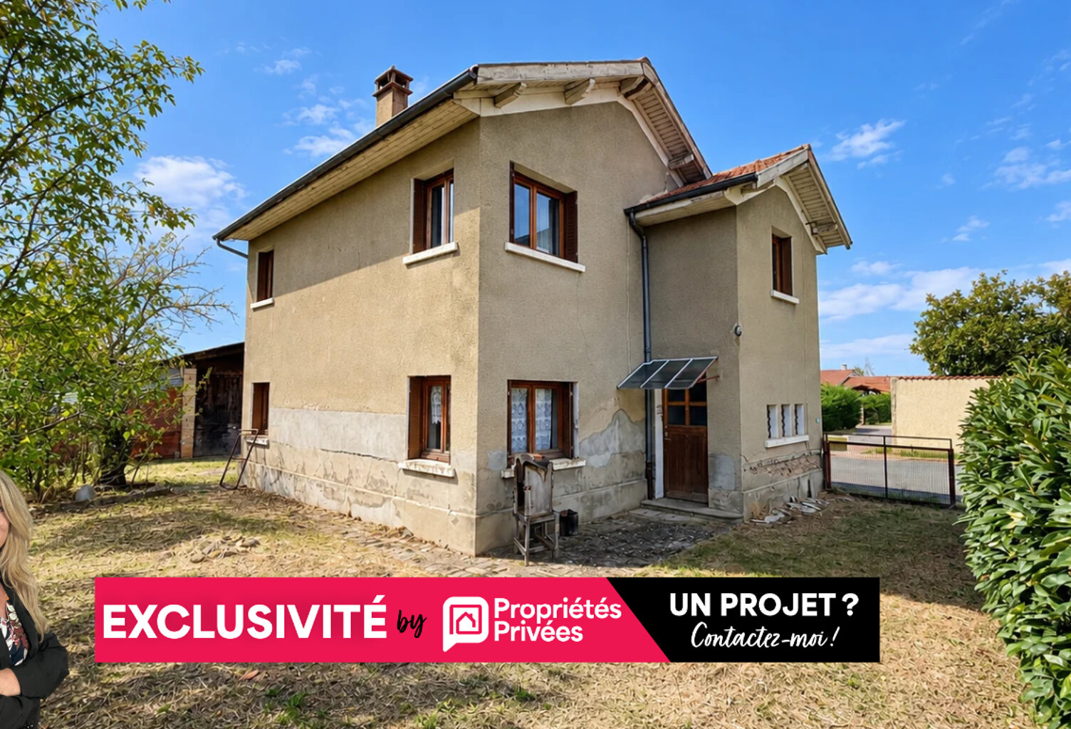 COUTOUVRE - MAISON A RENOVER - TERRAIN DE 1300 m² — photo 1