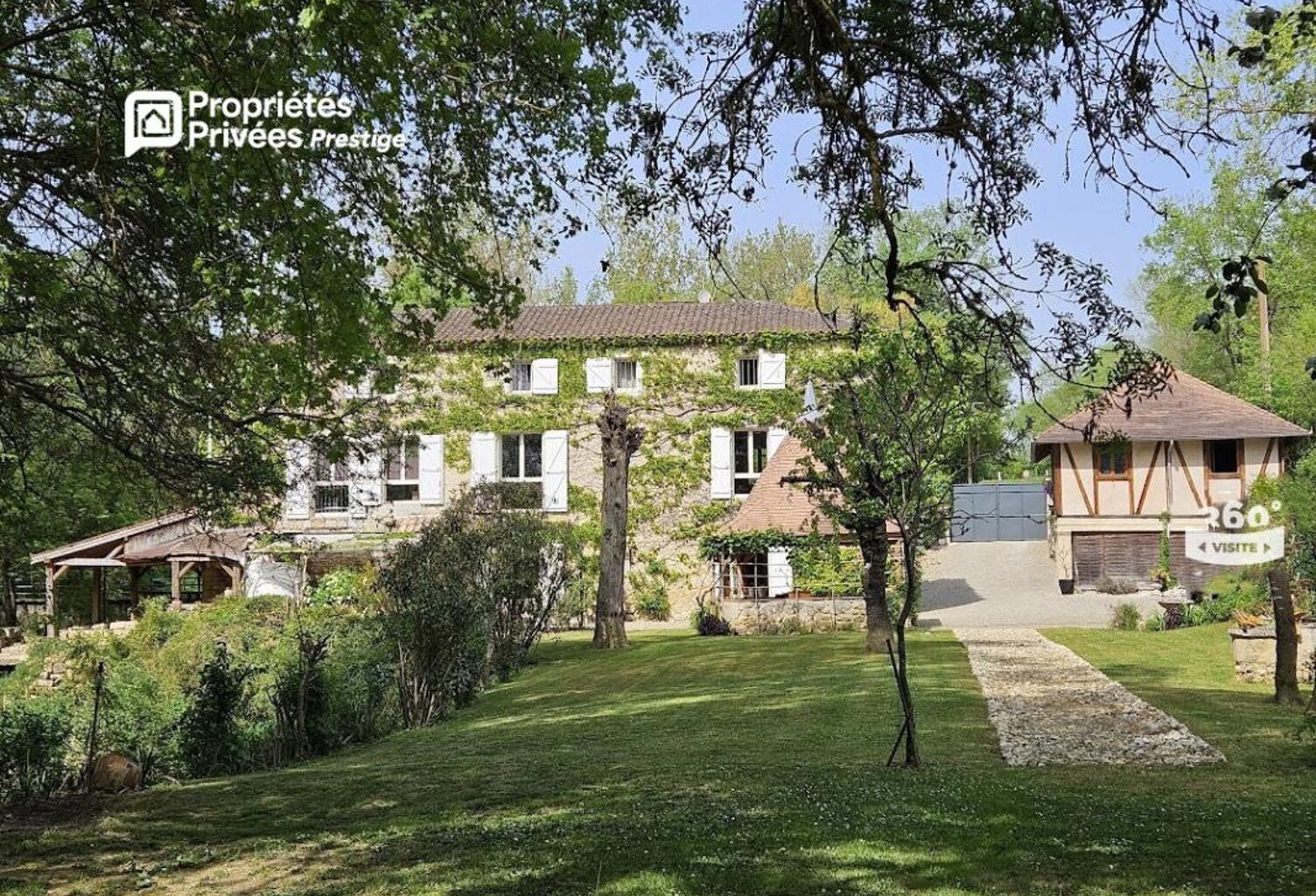 ASTAFFORT  :  L'Âme du Moyen-Âge au fil de l'eau : Ancien Moulin d'Exception 230 m² — photo 1