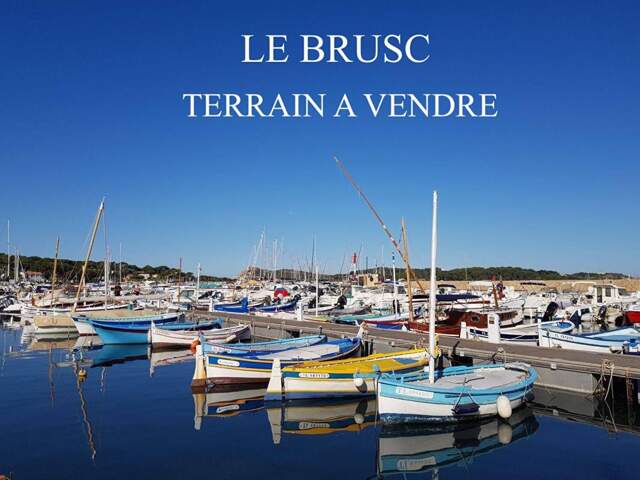 LE BRUSC - 10 MINUTES A PIED DE LA PLAGE DU CROS - TERRAIN  1052 m2 — photo du bien