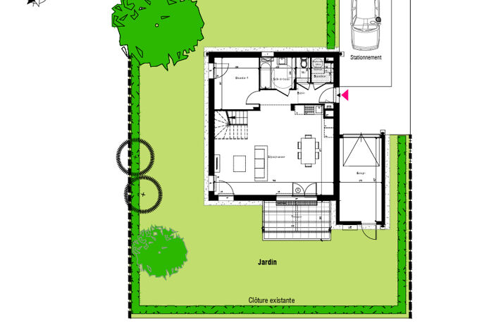 Maison Toussieu 4 chambres avec jardin — photo 3