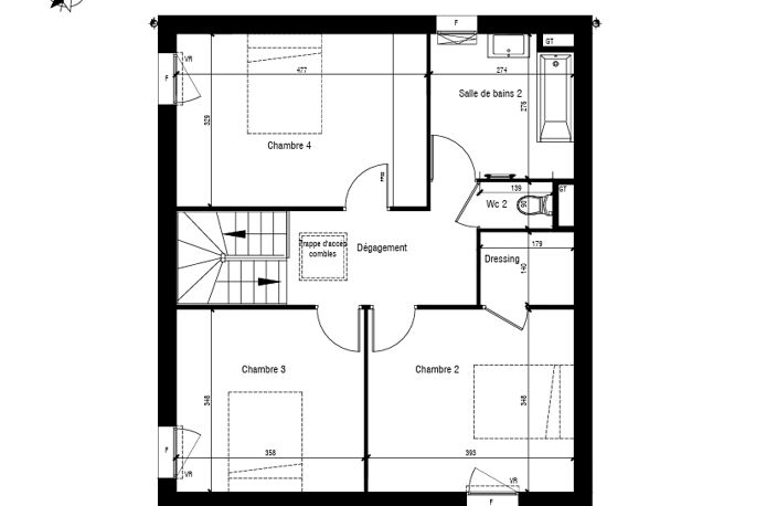 Maison Toussieu 4 chambres avec jardin — photo 5