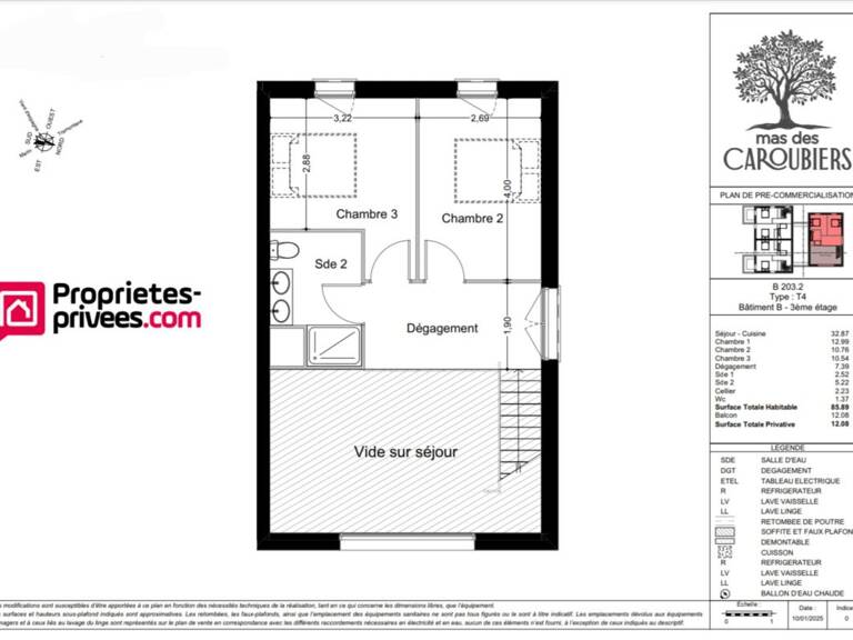 Appartement Perpignan 3 pièces de 62 m2 — photo 1