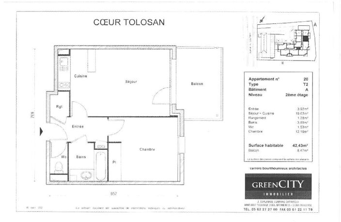 Location appartement 2 pièces 42 m² à Castanet-Tolosan (31320) — photo 4