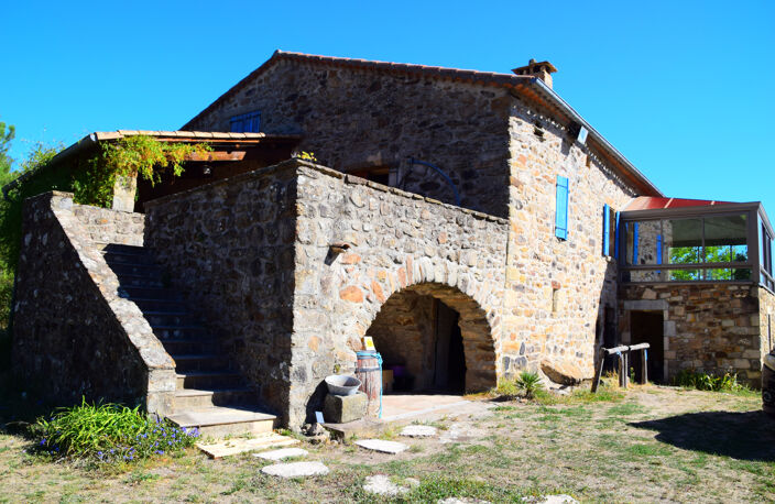 Dépt. 07 - A VENDRE à CHASSIERS - Mas rénové de 166 m2 - Par — photo 2