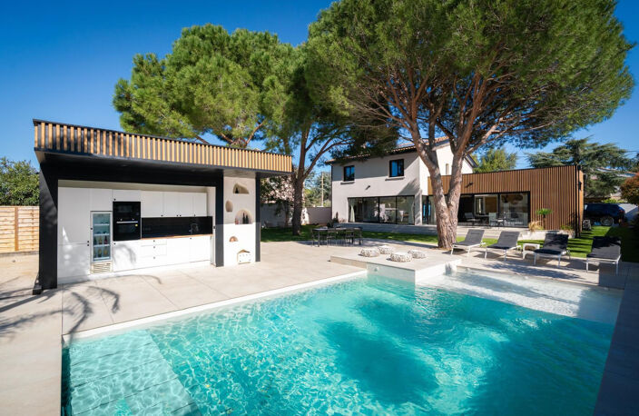 Dépt Hérault (34), à vendre PEROLS Maison P6 de 210m2 - Pisc — photo 5