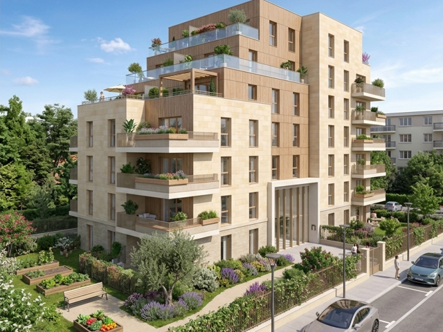 APPARTEMENT 2 PIECES AVEC BALCON – TRANSPORTS A PROXIMITE IMMEDIATE — photo du bien
