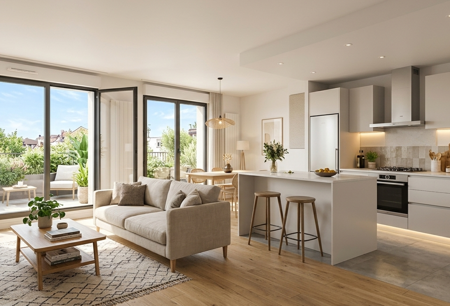 BEAU T3 DE 60 M² AVEC BALCON A NOISY-LE-GRAND (PROCHE RER A) — photo 1