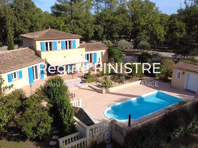 LES ARCS-SUR-ARGENS BASTIDE T5 - 179 M² - 4 CHAMBRES - PISCINE - DOUBLE GARAGE - BOULODROME - 5 087 M² DE TERRAIN CLOS — photo du bien