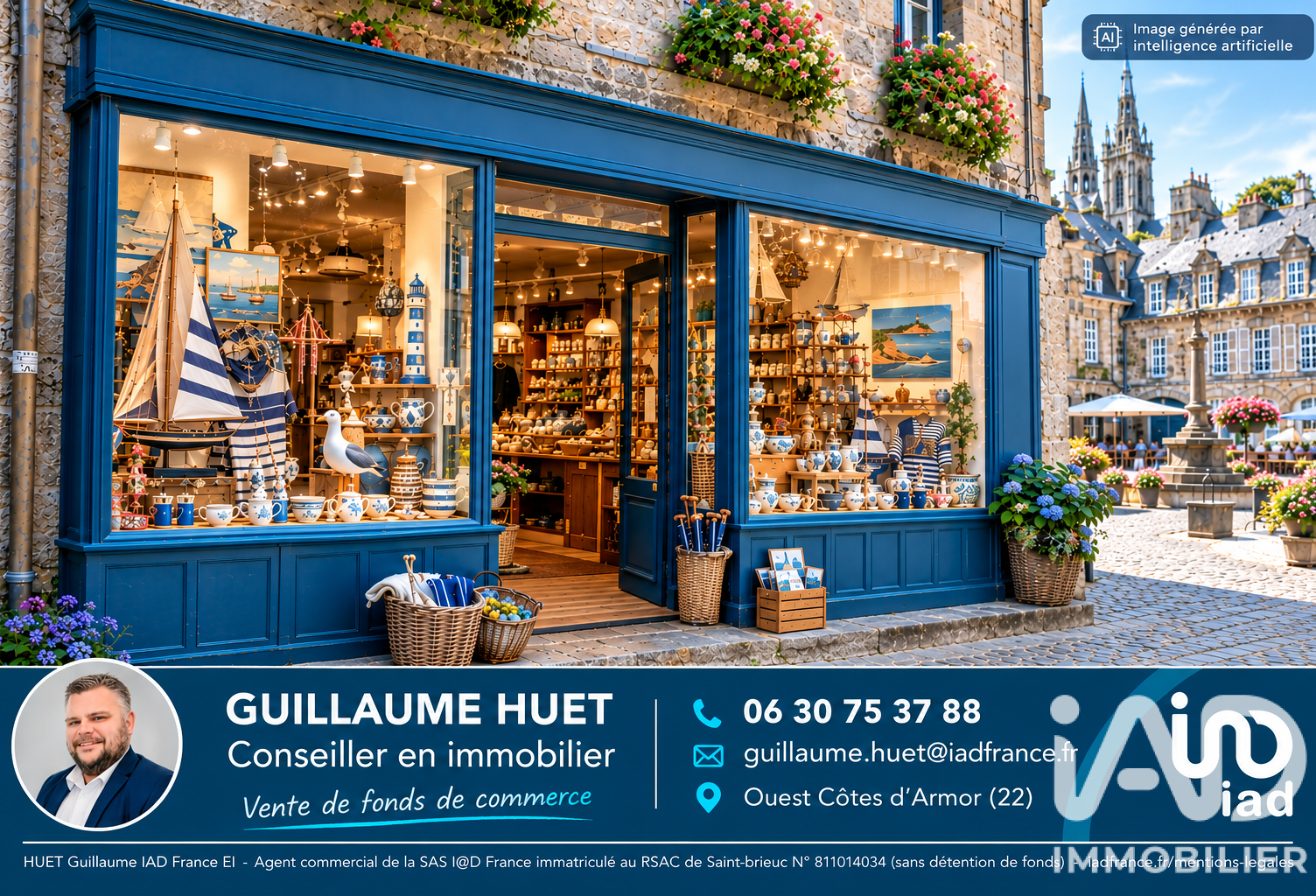 Vente Cadeaux, Fleurs 90 m&sup2; — photo 1