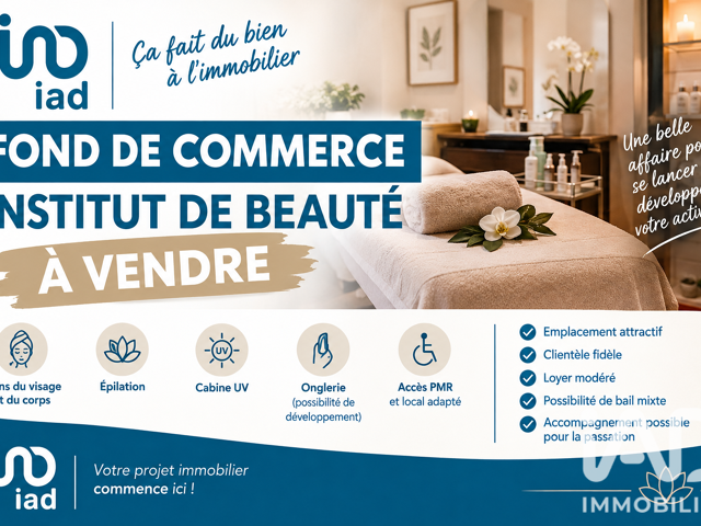Vente Esthétique, Coiffure 67 m&sup2; — photo du bien