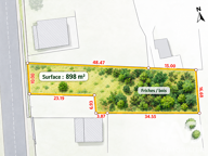 Vente Terrain à bâtir 898 m&sup2; — photo 2