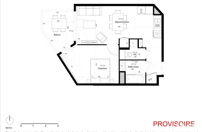 Vente Appartement 2 pièces — photo 2