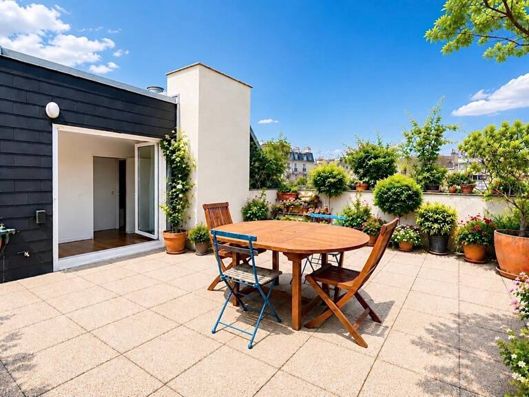 DERNIERS ÉTAGES  TERRASSE 38 M²  TRÈS LUMINEUX  CALME ABSOLU — photo 1