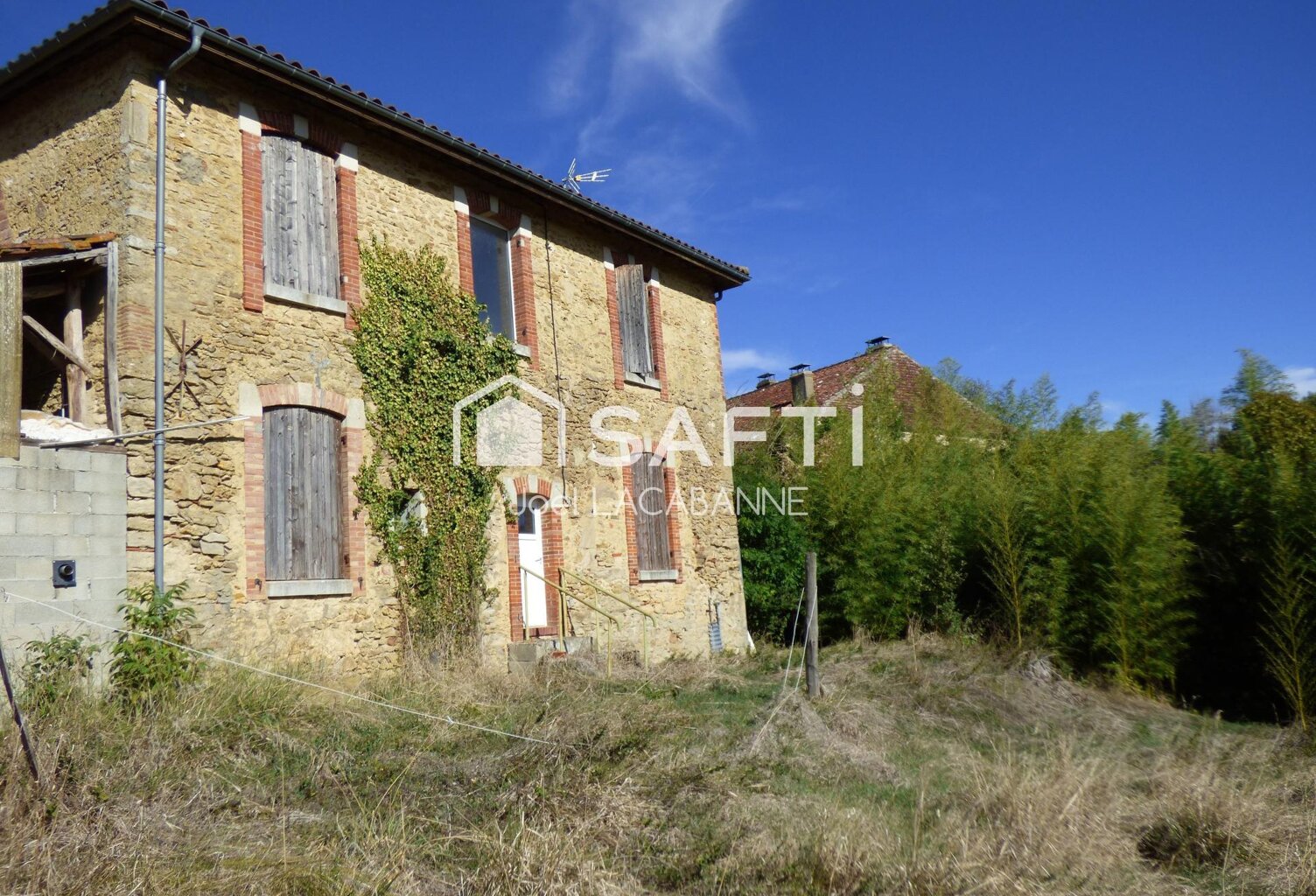 Maison ancienne de caractère 178 m² , cuisine, salon, 4 chambres, terrain de 3 242 m², vue pyrénées — photo 1