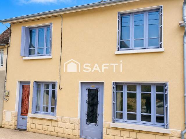 Donzy  Maison de ville 90 m² avec jardin au bord du Nohain — photo du bien