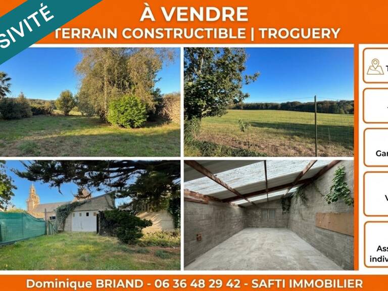 Rare sur le secteur ! Beau terrain à bâtir de 1 205 m² avec garage  Au calme, vue campagne — photo 1