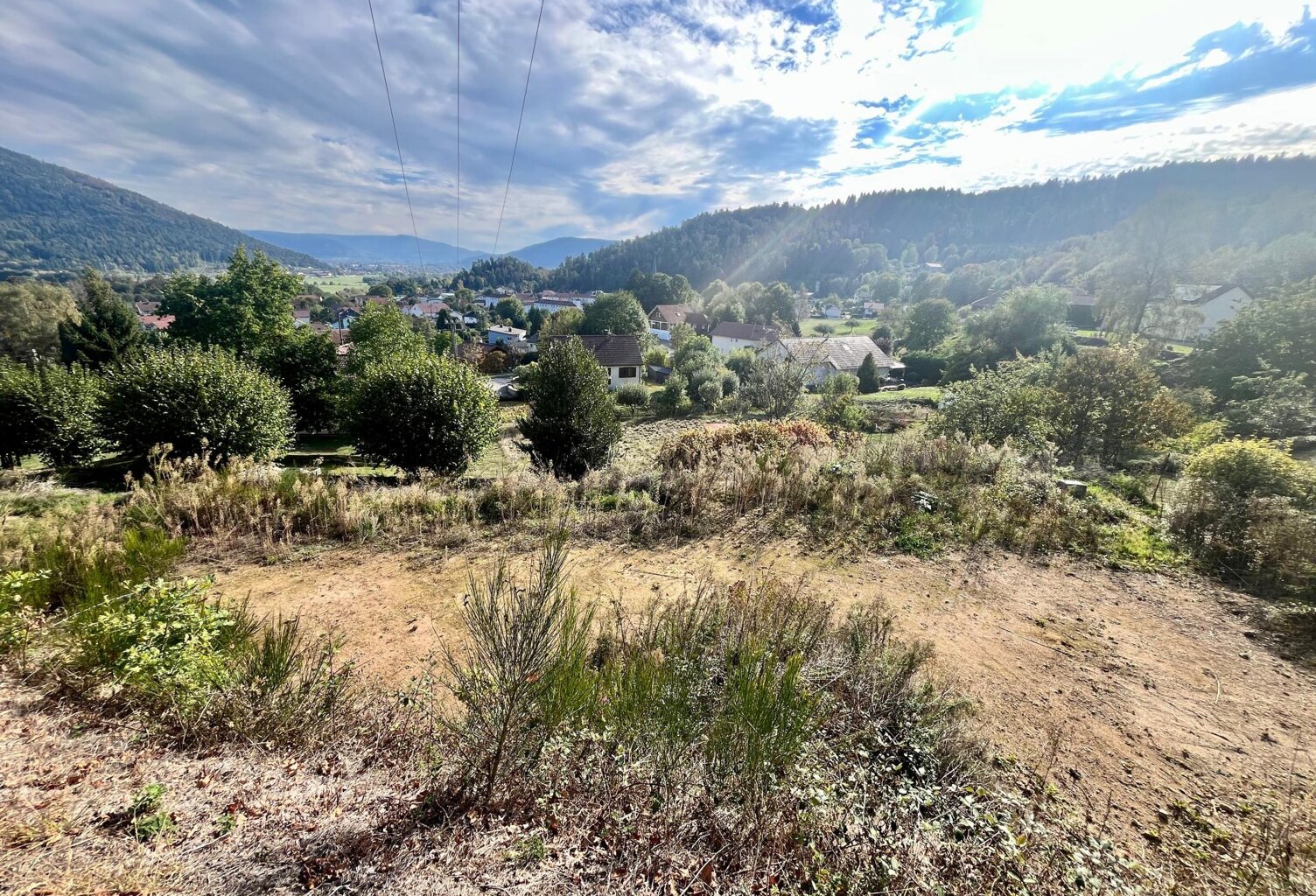 Terrain constructible avec vue panoramique — photo 1