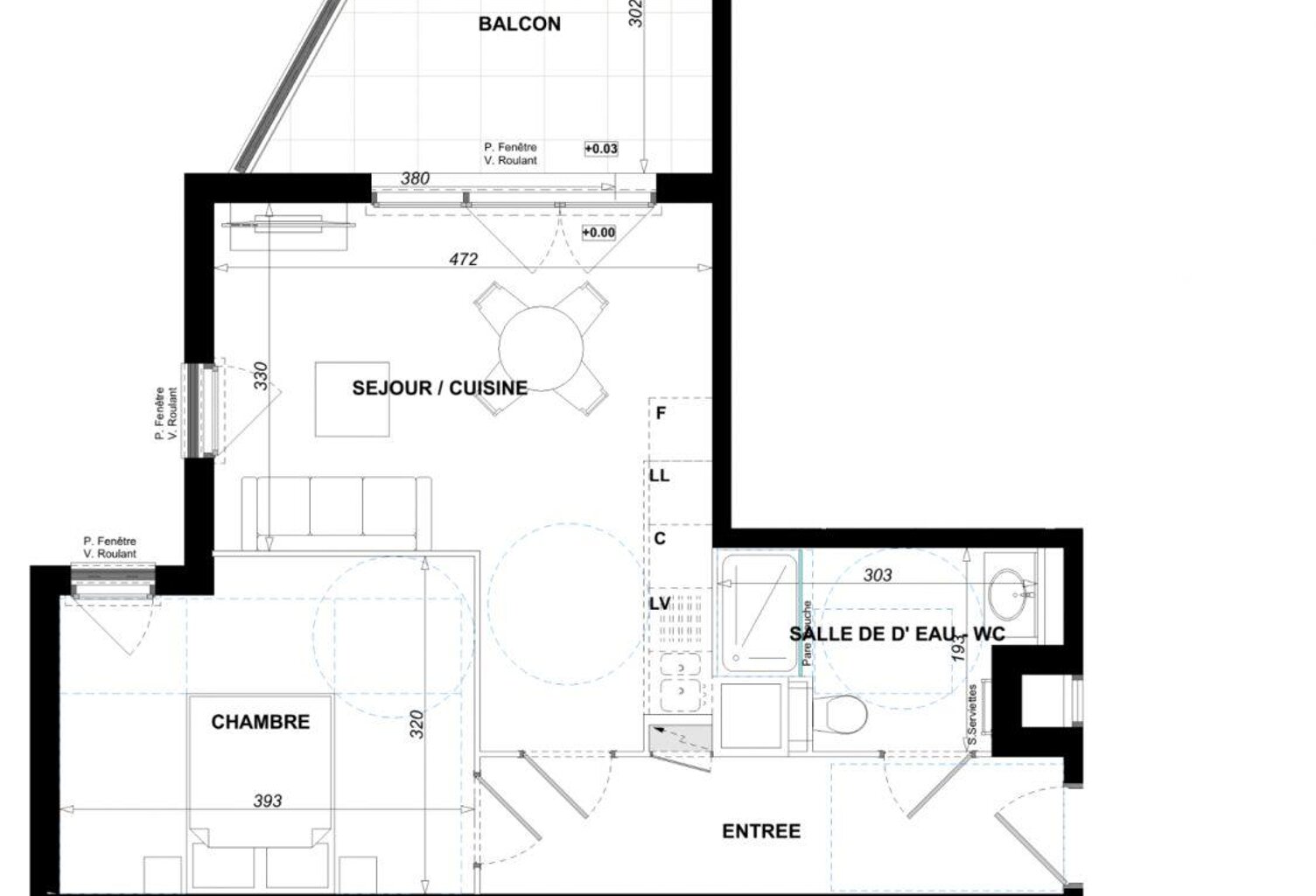 Vente Appartement 2 pièces — photo 1