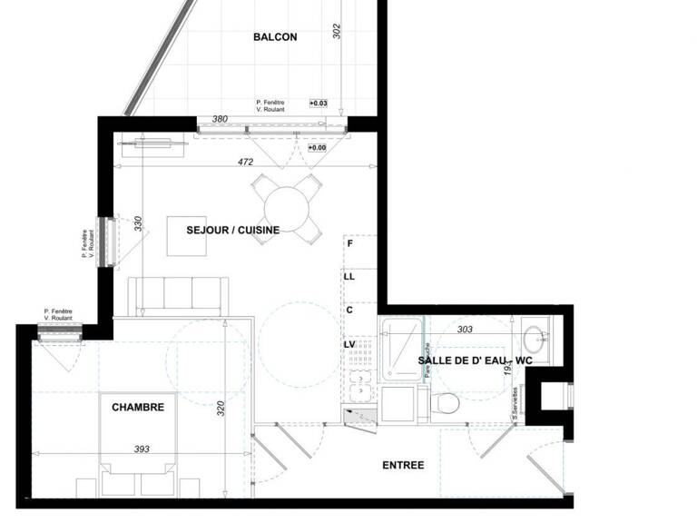 Vente Appartement 2 pièces — photo 1